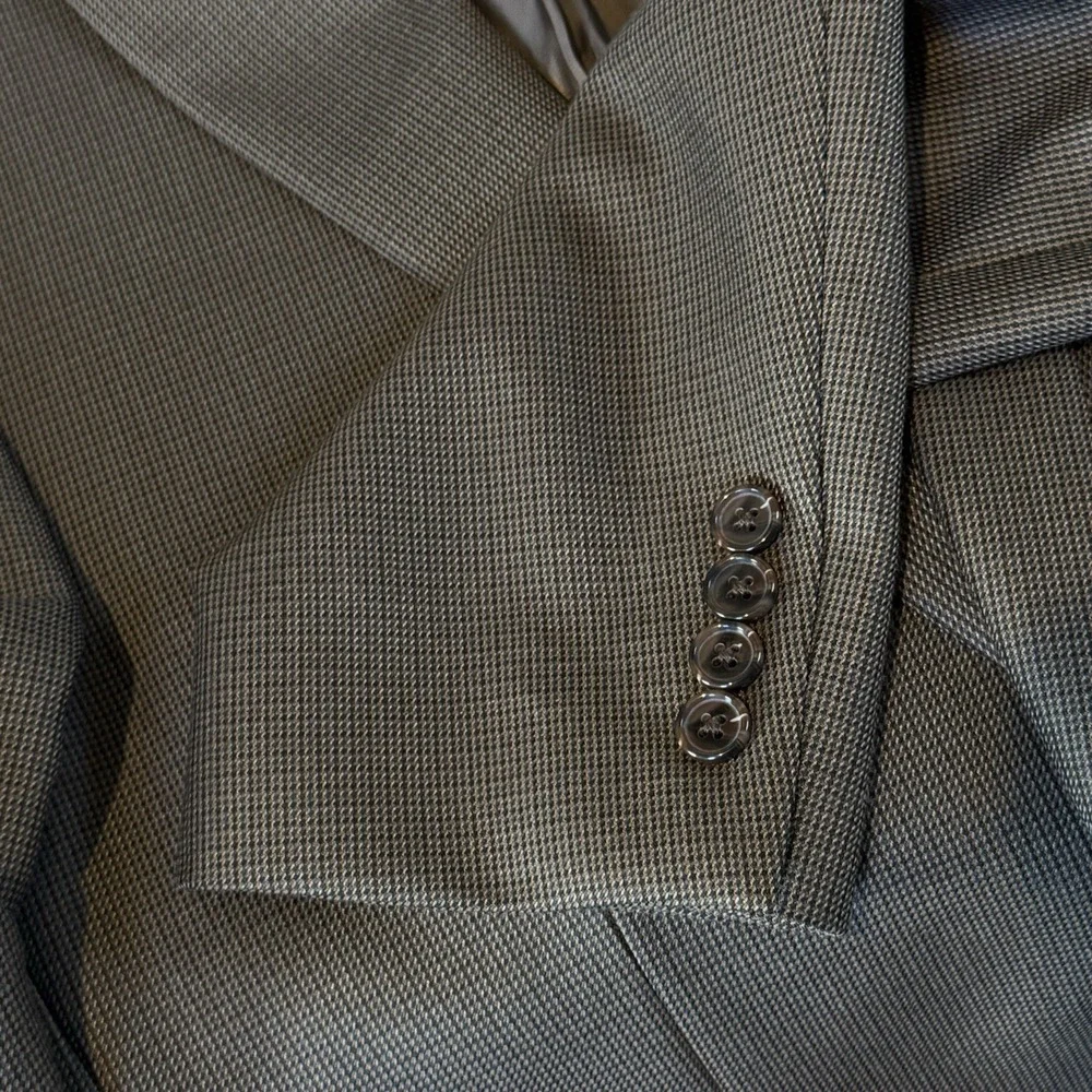 Lauren Ralph‎ Lauren Sport Coat 40L Brown Check Blazer Jacket Classic Casual